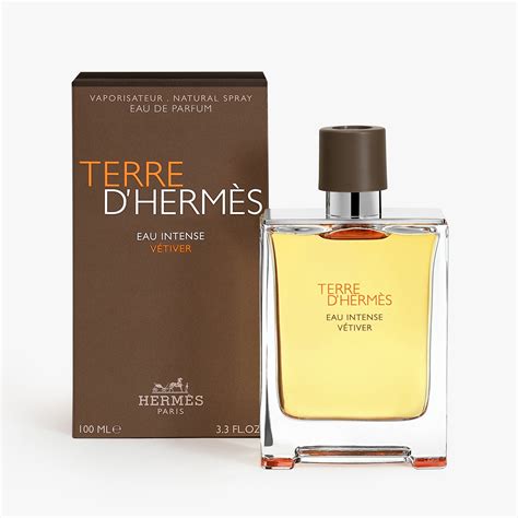 terre d'hermes eau intense vetiver by hermes eau de parfum|terre d'hermes vetiver 100ml.